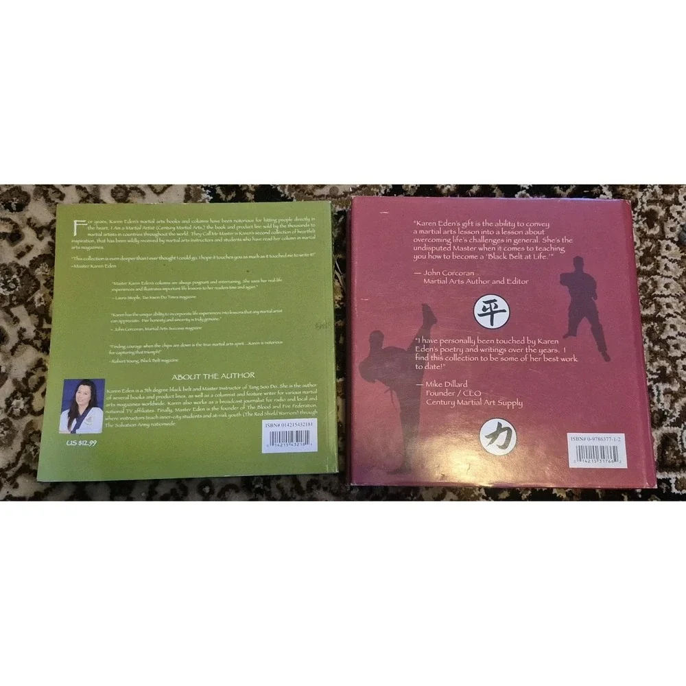 Karen Eden Inspirational Book Lot I Am A Martial Artist They Call Me Master‎